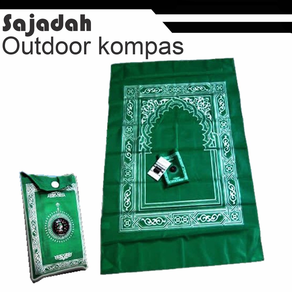 Sajadah Kompas - Sajadah Outdoor - Sajadah Dengan Arah KIblat - Sajadah alas