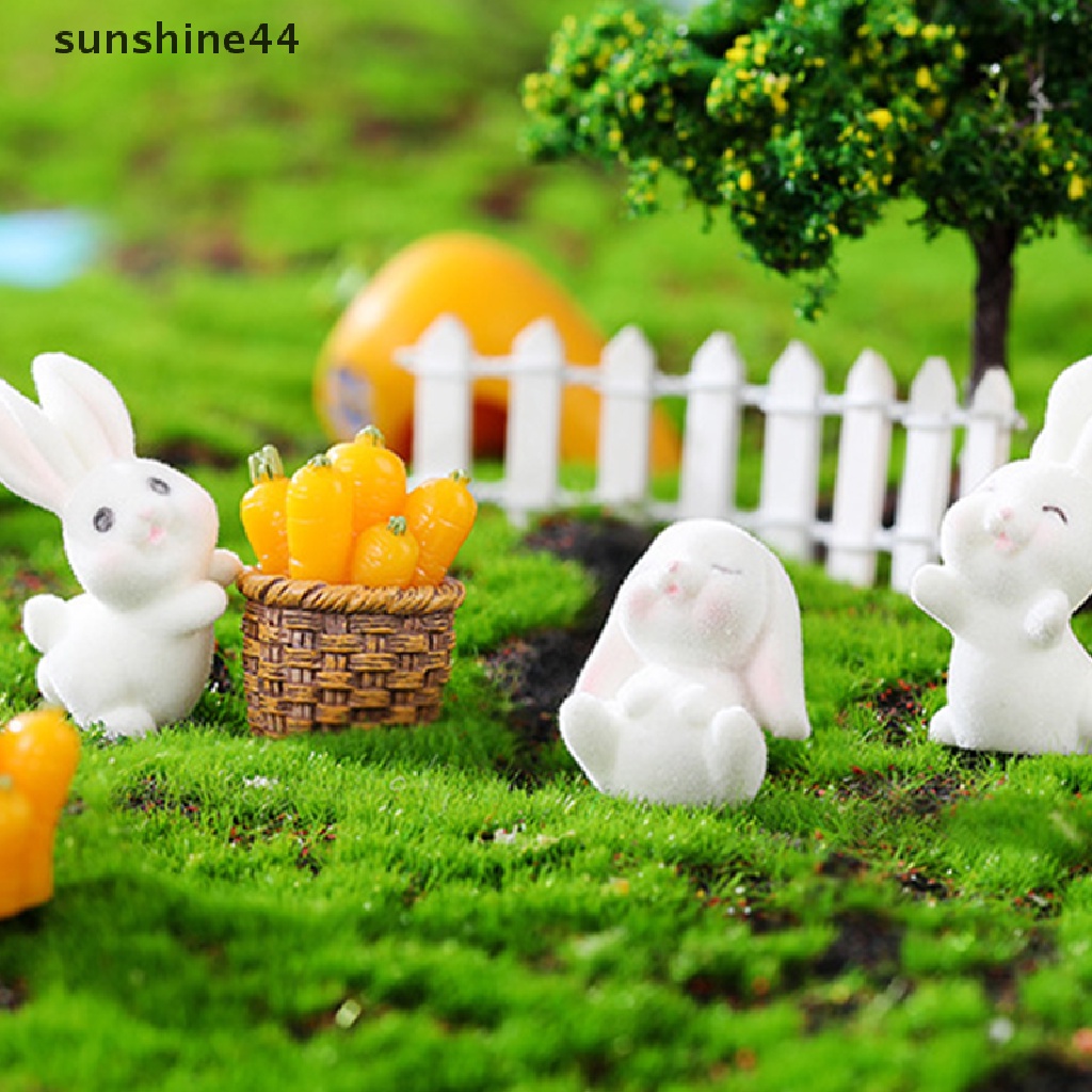 Sunshine Miniatur Kelinci Lucu Untuk Dekorasi Kue