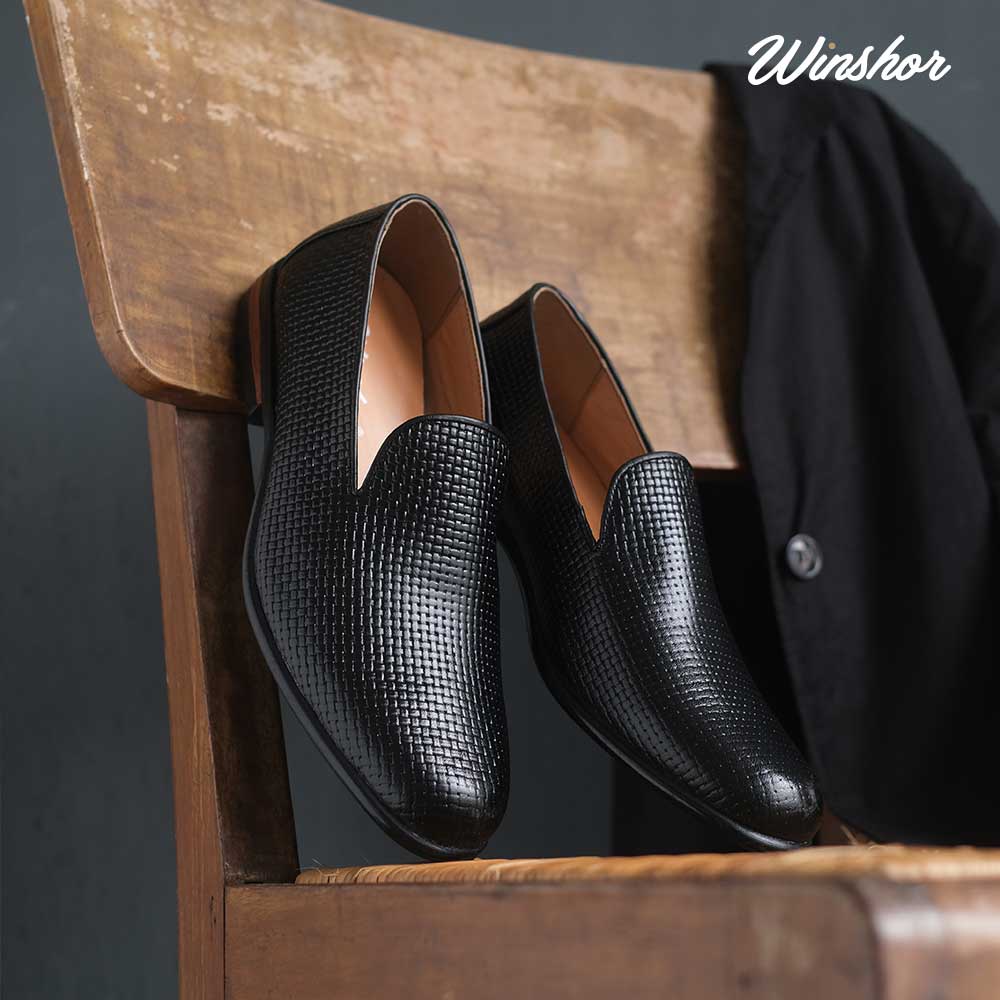 Martinez - Loafer Slip on - Winshor - Black