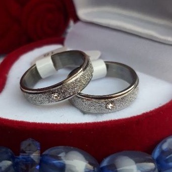 cincin couple titanium ukiran nama