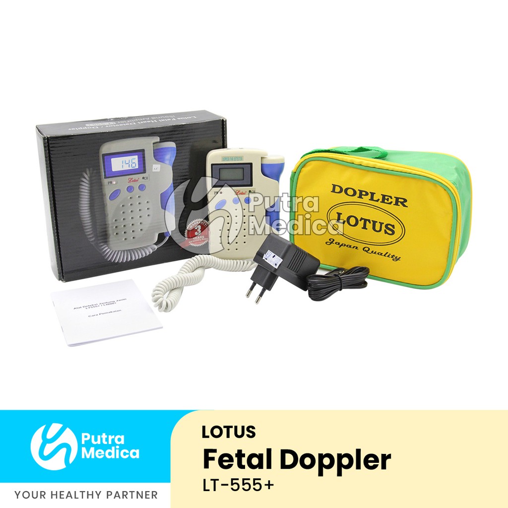 Lotus Fetal Doppler Digital LCD LT555+ / Pengukur Detak Jantung Janin