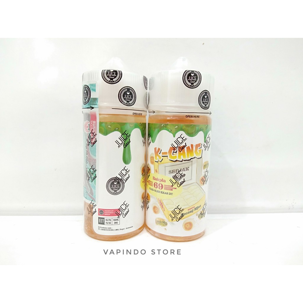 K-CANG BAKPIA KACANG HIJAU 100ML 3MG BY JUICE CARTEL E LIQUID VAPE