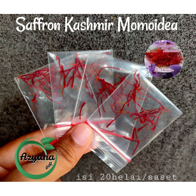 DINKES saffron Kashmir Momoidea *ECER per-20HELAI* TIDAK PAHIT