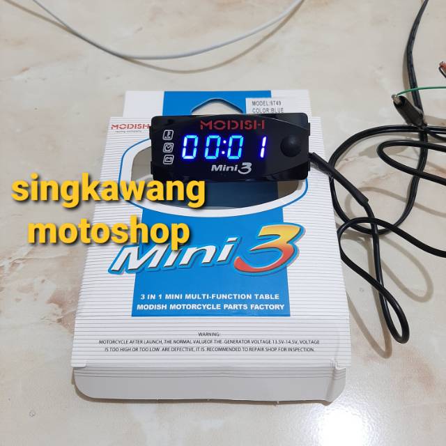 Voltmeter 3IN1 aki UNIVERSAL