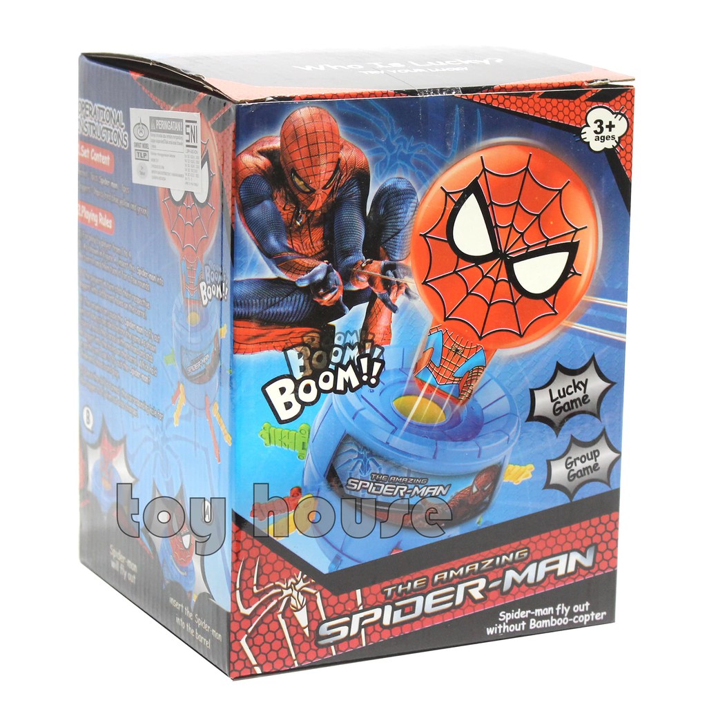 Pirate Barrel Spiderman - Mainan Game Anak King Pirate Roulette Game