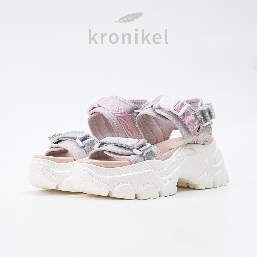 [PREMIUM LOKAL BRAND] KRONIKEL PROJECT // OSAKA 2-in-1 Sandals - Sakura Pink