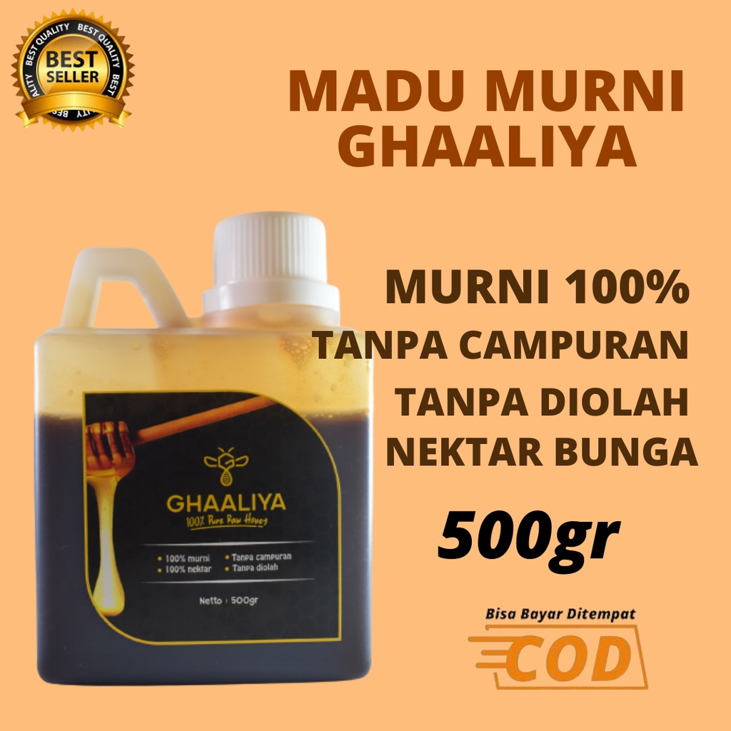 

Madu Murni Asli Nektar Bunga Akasia 500gr