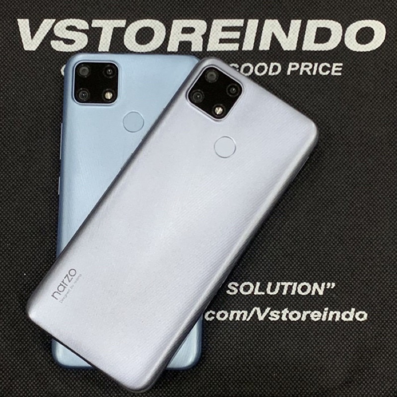 Realme Narzo 20 4/64 GB Ex Resmi Realme Indonesia Second Bekas Ori Top Ex Pemakaian Good Condition