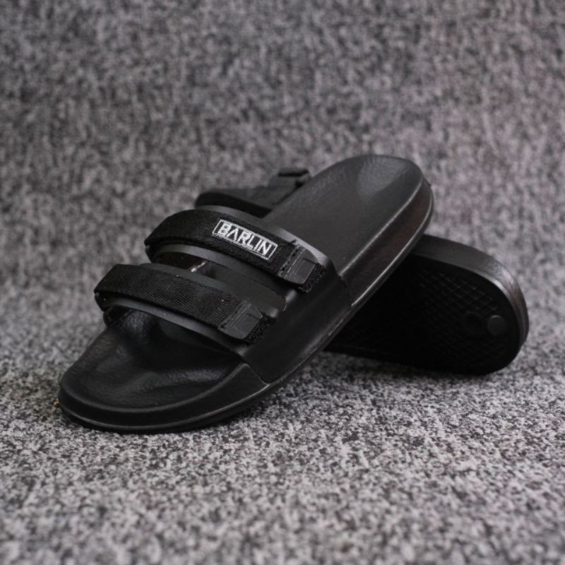 WOLF x ASTA - Sandal Casual Japit Pria Sendal Jepit Cowok Kulit Asli Full Leather 100%