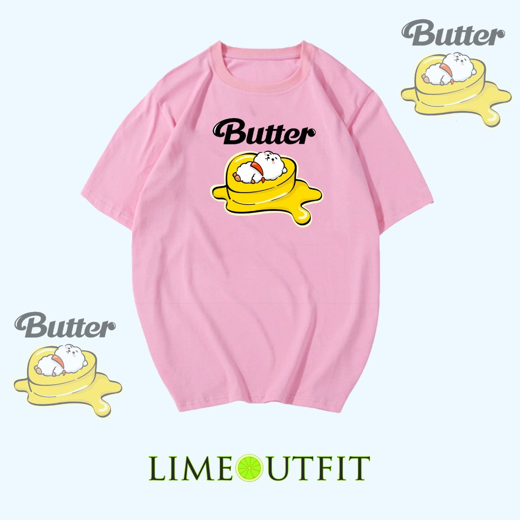 RJ BUTTER BTS 002 - KAOS BUTTER BTS/T-SHIRT BTS BUTTER/TUMBLR TEE/KAOS BTS/KAOS KPOP