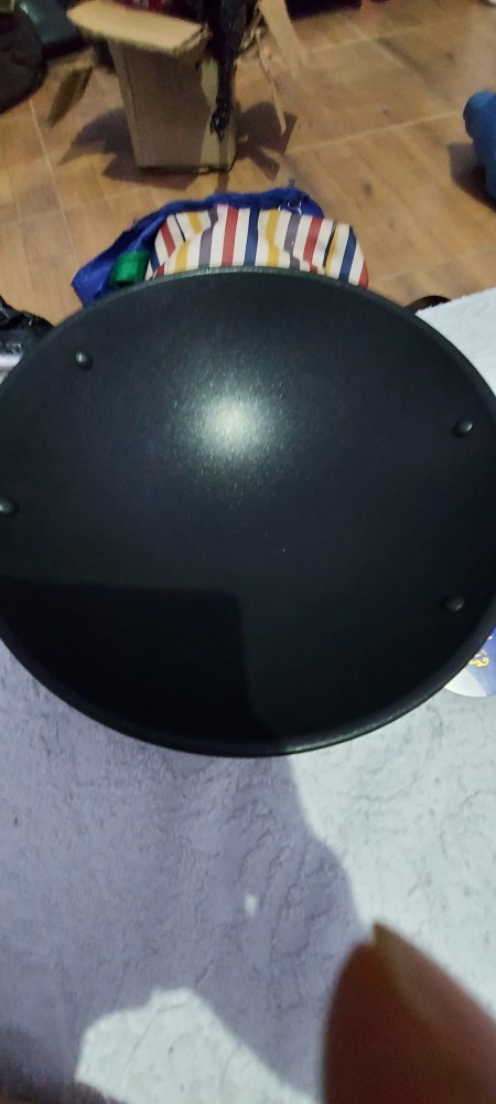 Wajan Kuali Besi Bima Tutup Kaca 26cm Lapisan Anti Lengket Wok Kualitas Export Ns049