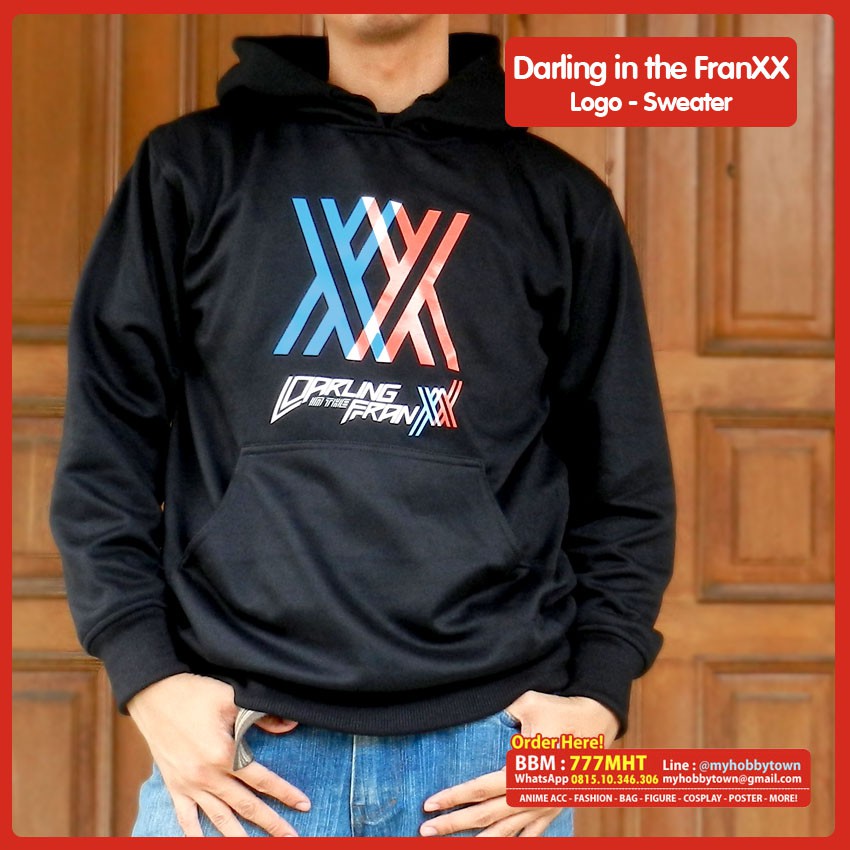 Jaket Hoodie Sweater Darling In the FranXX