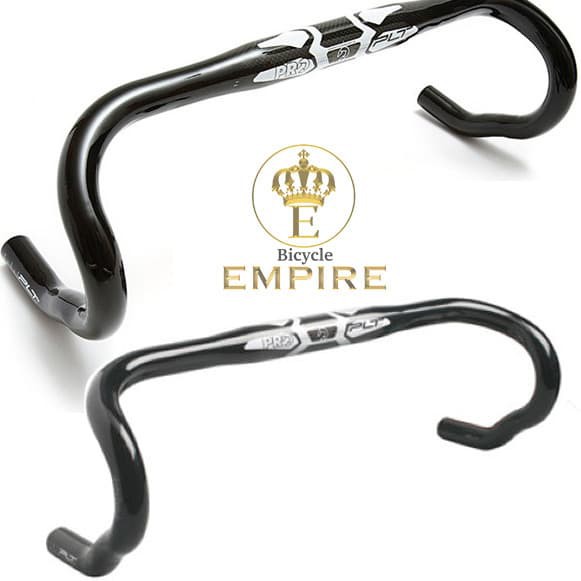 Stang Sepeda Road Bike Handlebar PRO PLT Carbon Covered Anatomic 440mm 31.8mm Bicycle Empire