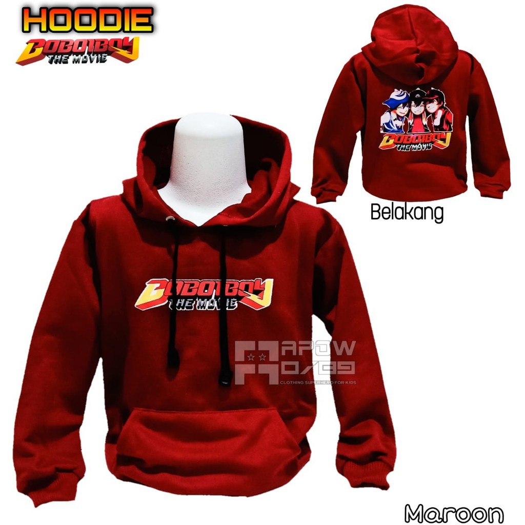 Jaket Anak BOBOIBOY Jaket Sweater anak laki laki Motif BOBOIBOY terbaru Realpict