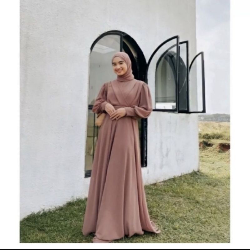 COD _ GAUDY MAXY ceruty babydoll//dress terbaru//baju kondangan dewasa/