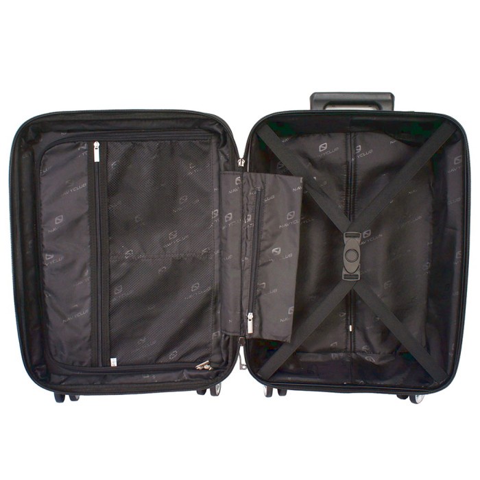 misi- Navy Club Tas Koper Hardcase Fiber-Kunci TSA - HJJI Size 28 Inch