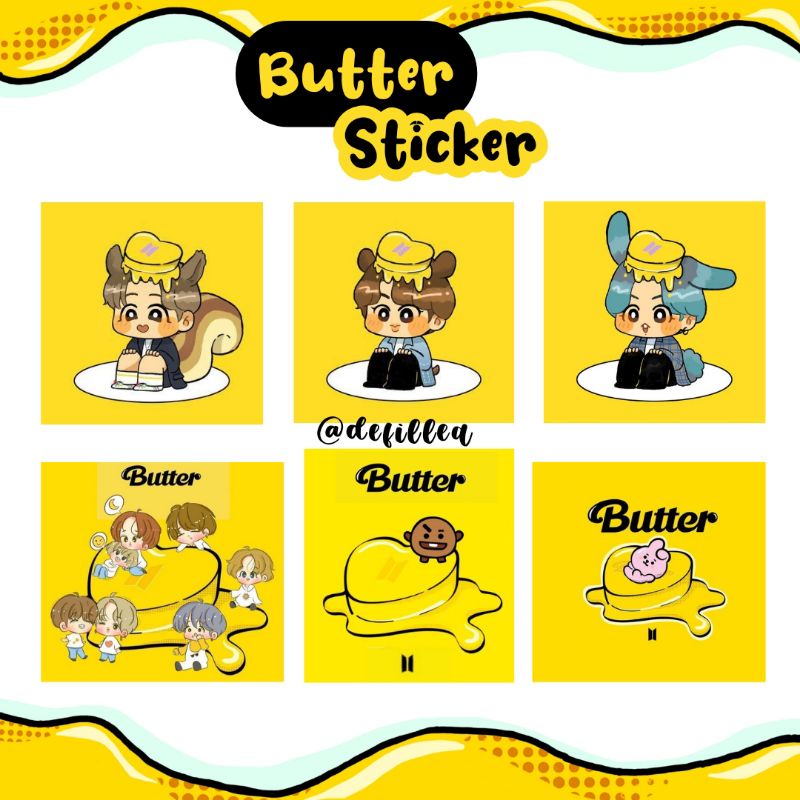 BTS Butter| Sticker Butter BTS| Butter BTS Sticker| Sticker BTS| Sticker Aesthetic| BTS