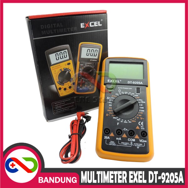 EXCEL DT-9205A DT 9205A DIGITAL MULTIMETER AVO AVOMETER MULTITESTER