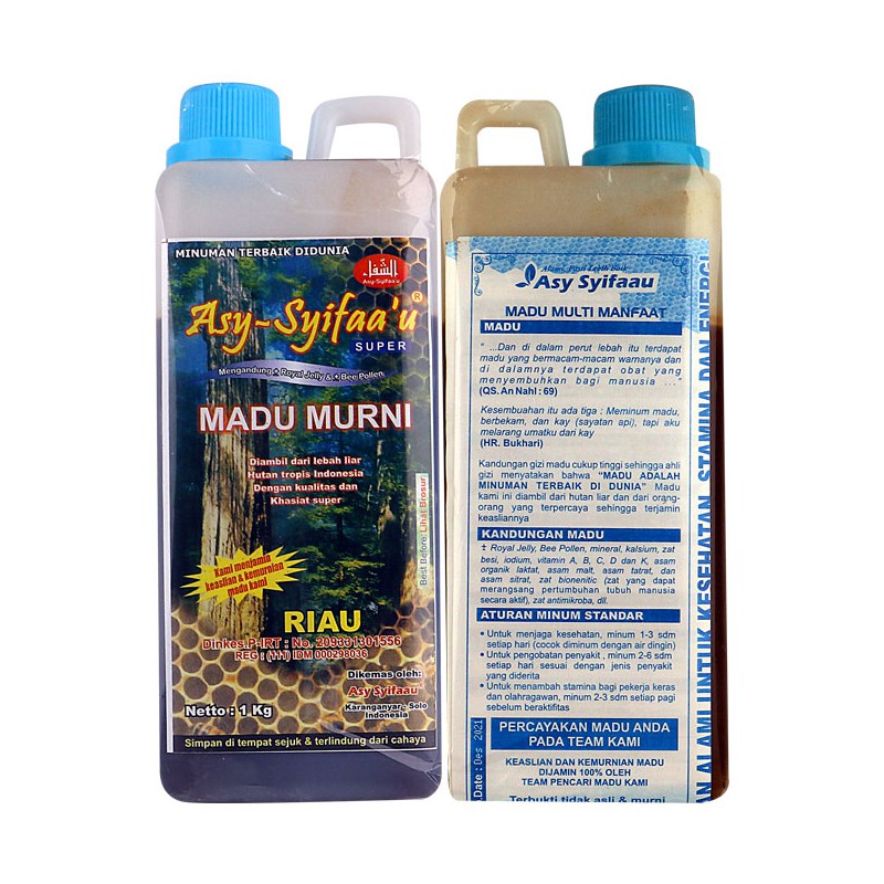 

Madu Hutan RIAU ASY-SYIFAA'U 1 kg Madu Kualitas SUPER