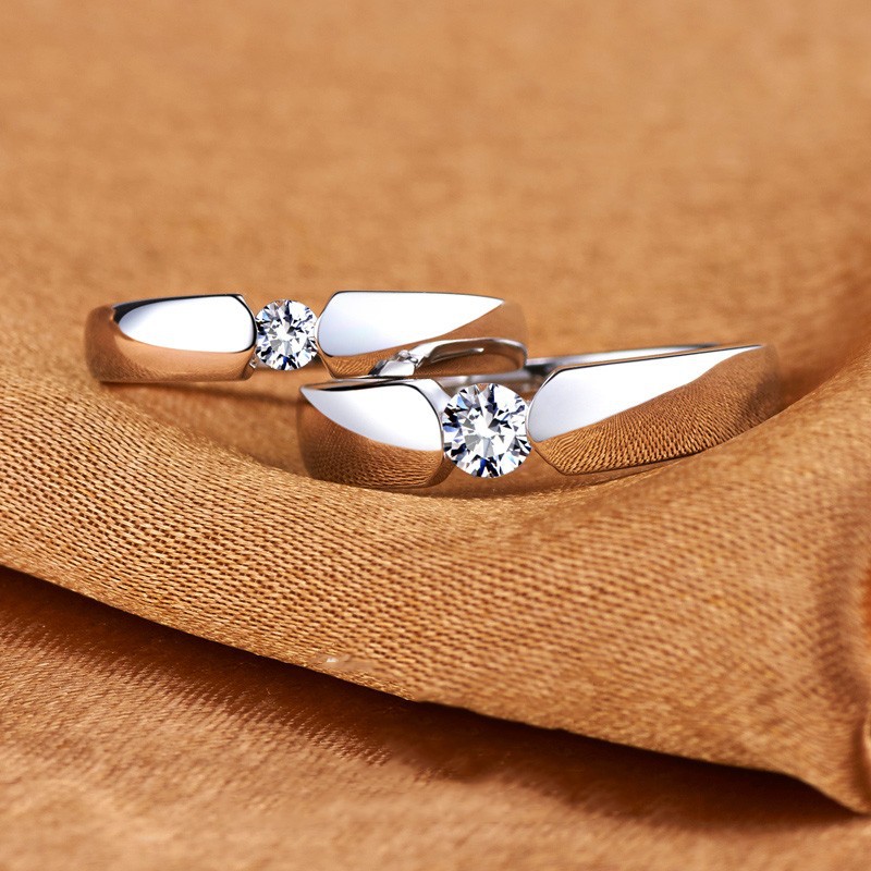 Gratis Ukir Nama Bisa Pesan Model Garansi Platina Asli Cincin Tunangan Platinum Couple Kawin ID224