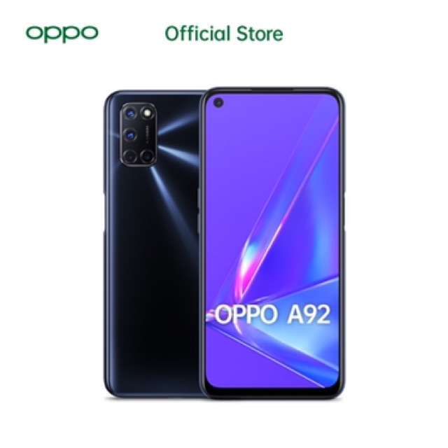 OPPO A92 6GB/128GB [Fast Charging 18W,5000 mAh,Snapdragon 665,AI Quad Camera,Side Fingerprint]