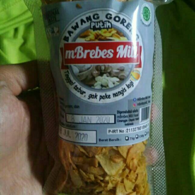 

Bawang putih goreng 65g (min 2pack)