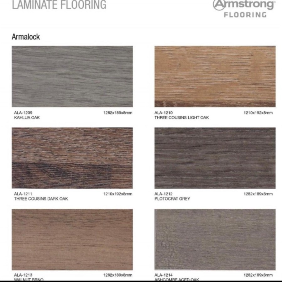 Parket Armstrong Tebal 8mm - Lantai Vinyl Kayu Murah Berkualitas