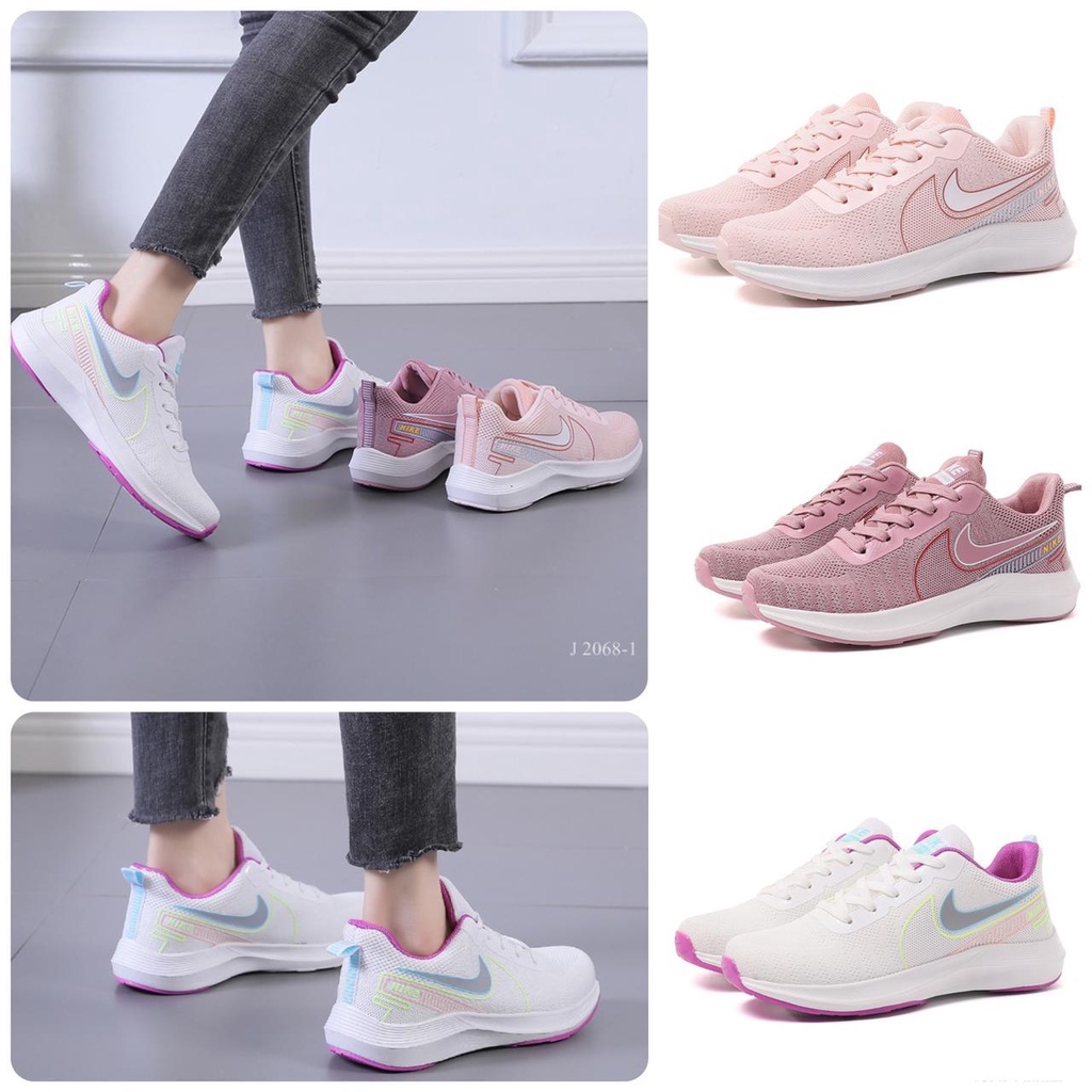 SEPATU WANITA SNEAKERS SPORT SHOES 2068-1