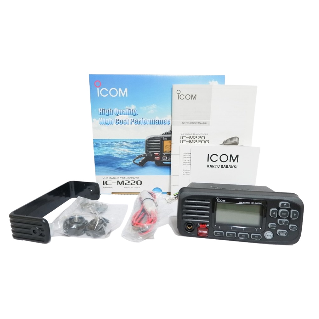 RADIO RIG MARINE ICOM IC-M220 M220 VHF NEW GARANSI RESMI