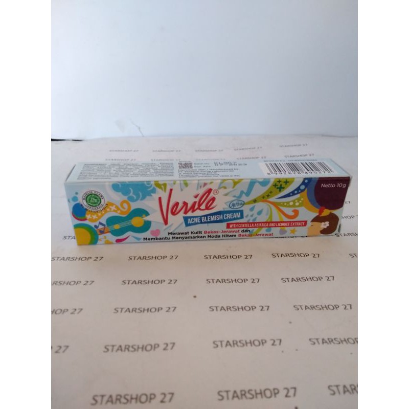 Verile cream penghilang noda bekas jerawat