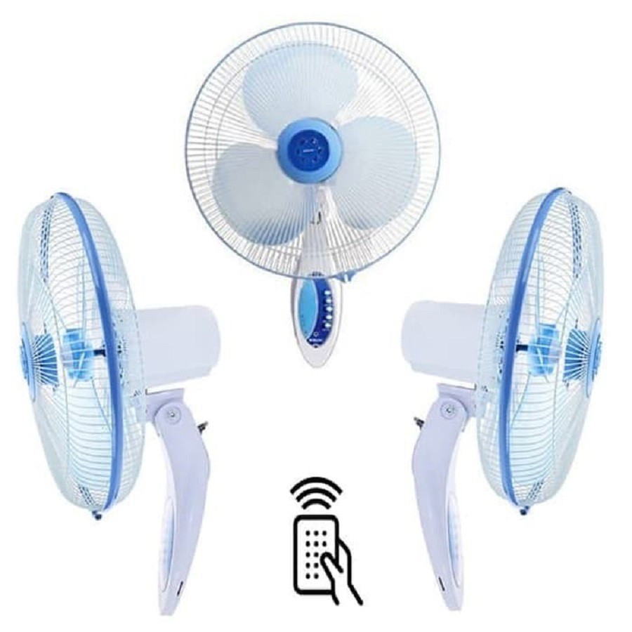 Wallfan Kipas Angin Remot KAW 1689RC Miyako Dinding 16inch