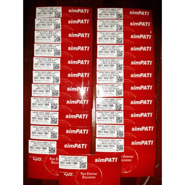 Nomer cantik seri tahun telkomsel