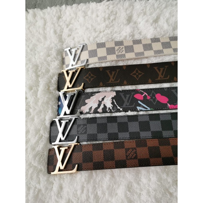 Gesper LV premium Quality sabuk wanita dan pria import ikat pinggang lv import