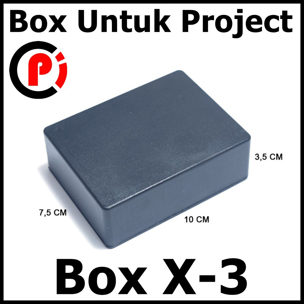 BOX HITAM / BOX PLASTIK X3 Kotak Elektronik