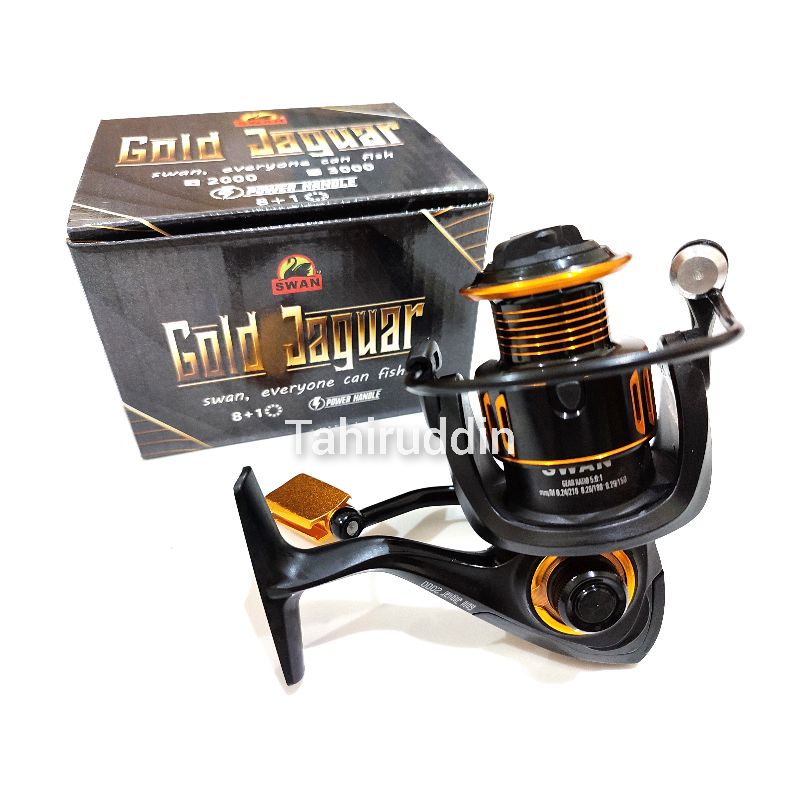 REEL POWER HANDLE SWAN GOLD JAGUAR