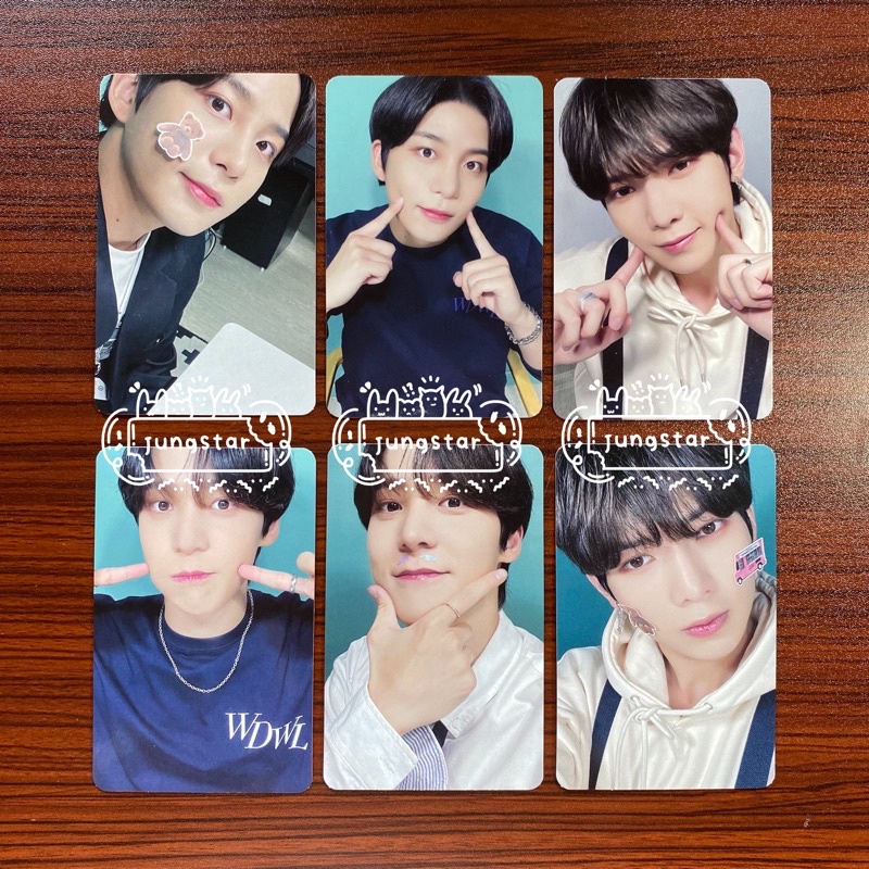 ateez jongho, yeosang wonderwall 1.0 set photocard