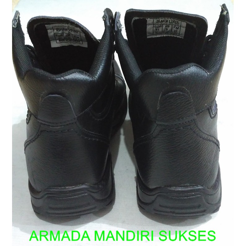 Sepatu Safety Black Luiss | Sepatu Proyek