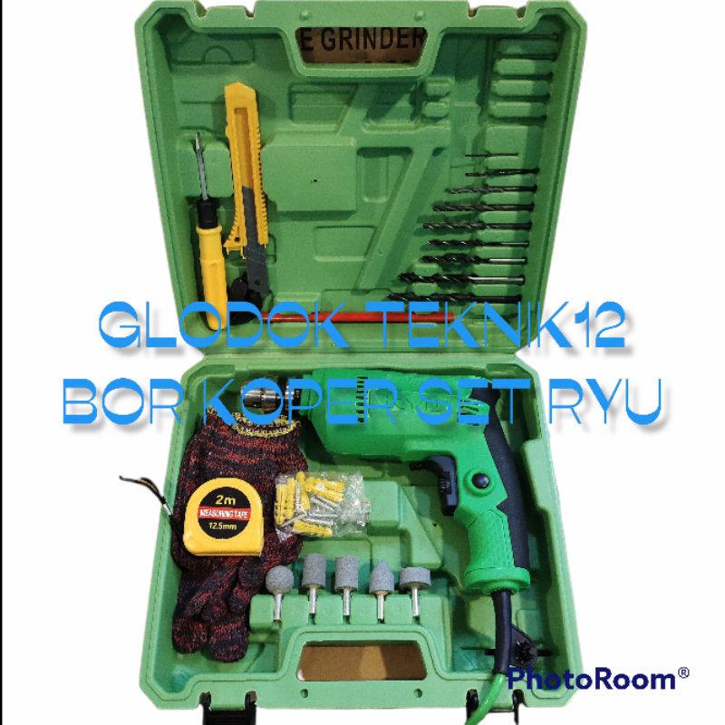 MESIN BOR RYU 10MM KOPER / BOR RYU RDR10-E3REB / MESIN BOR BESI RYU 10MM / BOR BESI 10MM RYU KOPER