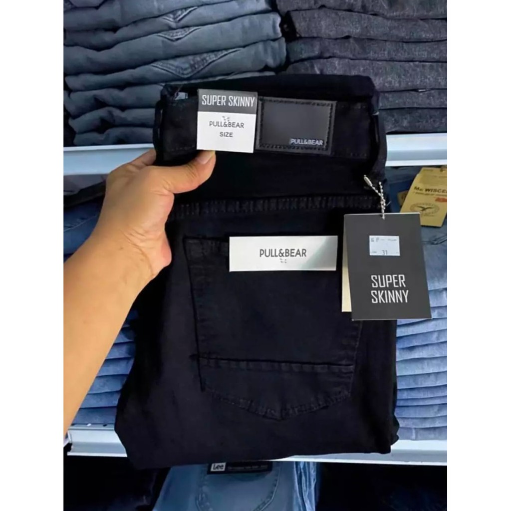 cod celana panjang pull n bear cowok skinny original