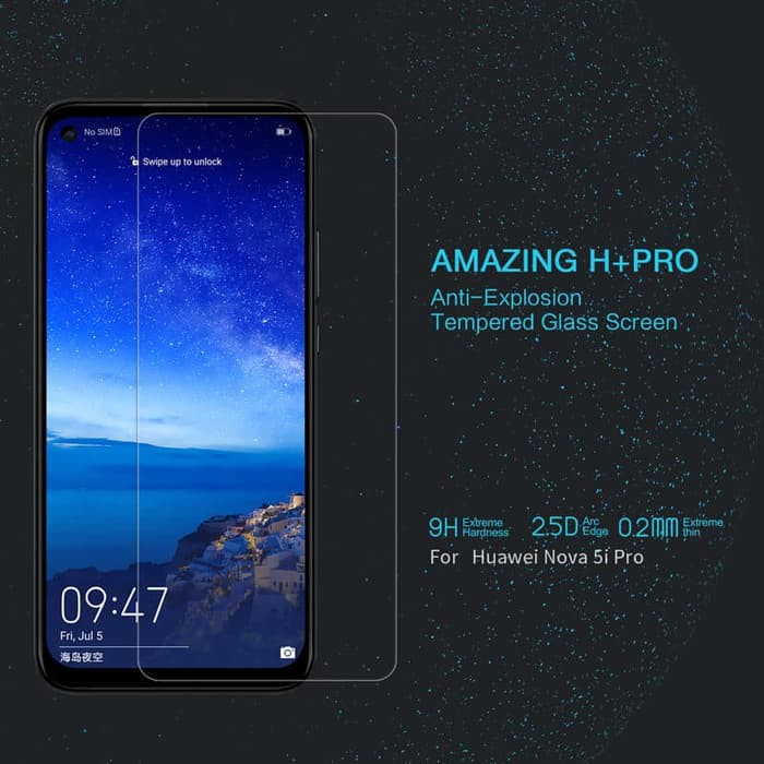 tempered glass nillkin explosion Hplus pro Huawei Nova 5i pro
