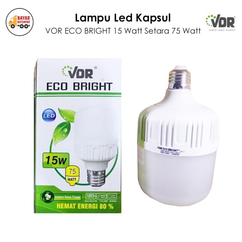 LAMPU LED Bohlam  Putih Hemat Listrik