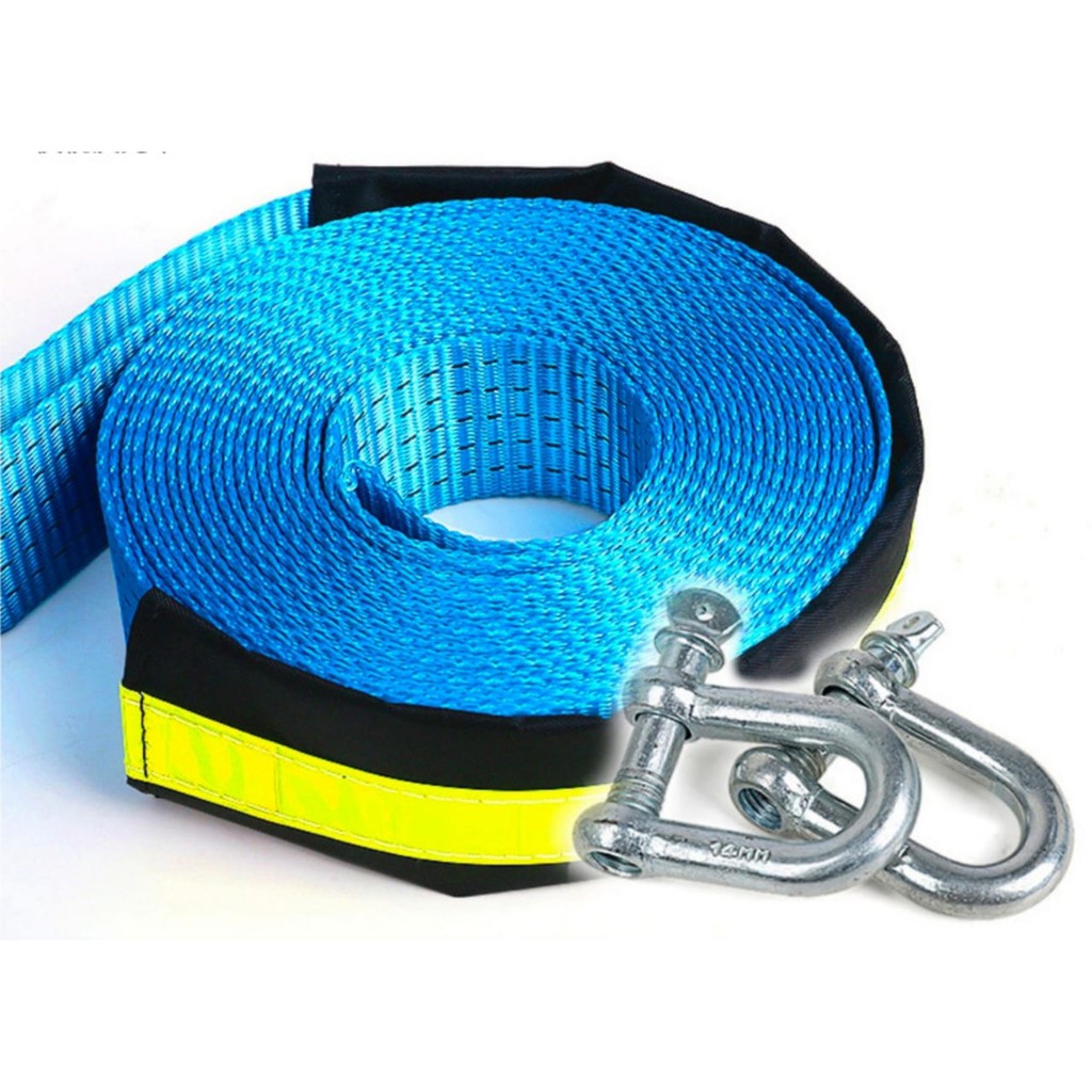 Tali Derek Mobil 5 Meter 8 Ton / Emergency Tow Rope / Tali mobil - HIGH QUALITY Towing