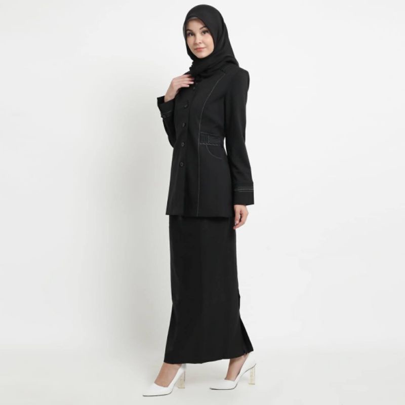 Setelan Seragam Kerja Hitam Rok , Seragam Kerja Wanita Hitam Rok Hitam , Seragam Kantor Hitam Rok Hi