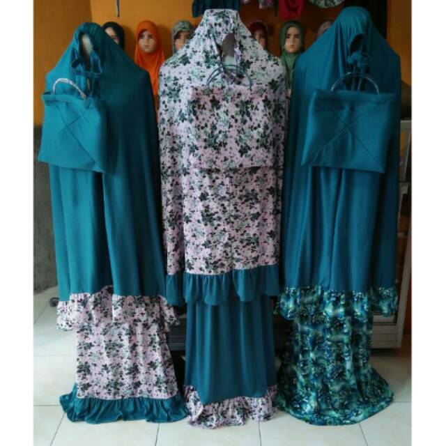 Mukena bahan jersey