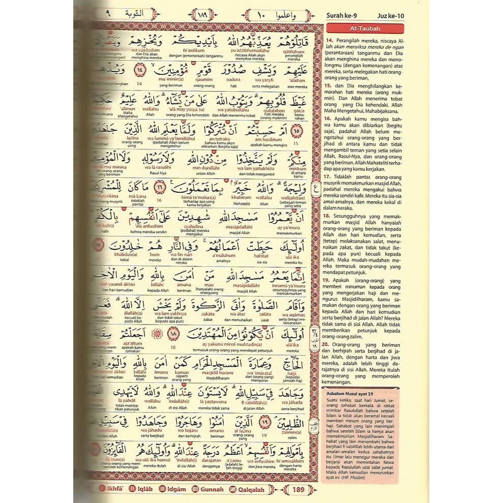 AL QURAN TERJEMAH PERKATA AL WASIM