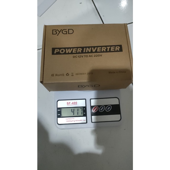 Inverter Mobil 300watt Car Power Lighter 4 soket power &amp; 4 usb 4.1A