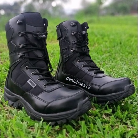 SEPATU BOOTS CAANGGO SAPETI VENOM HITAM 8INC TERLARIS