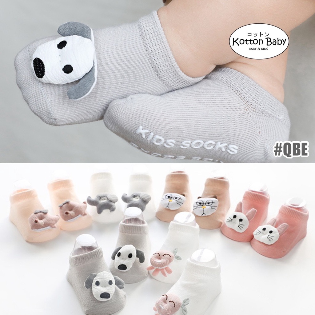 0-2 thn | KAOS KAKI BAYI ANAK IMPOR NEWBORN SOCKS LUCU KARAKTER KARTUN catalog QN QBE