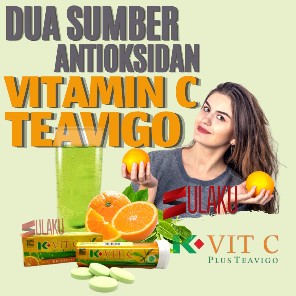 K Vit C Plus Teavigo Suplemen Antioksidan