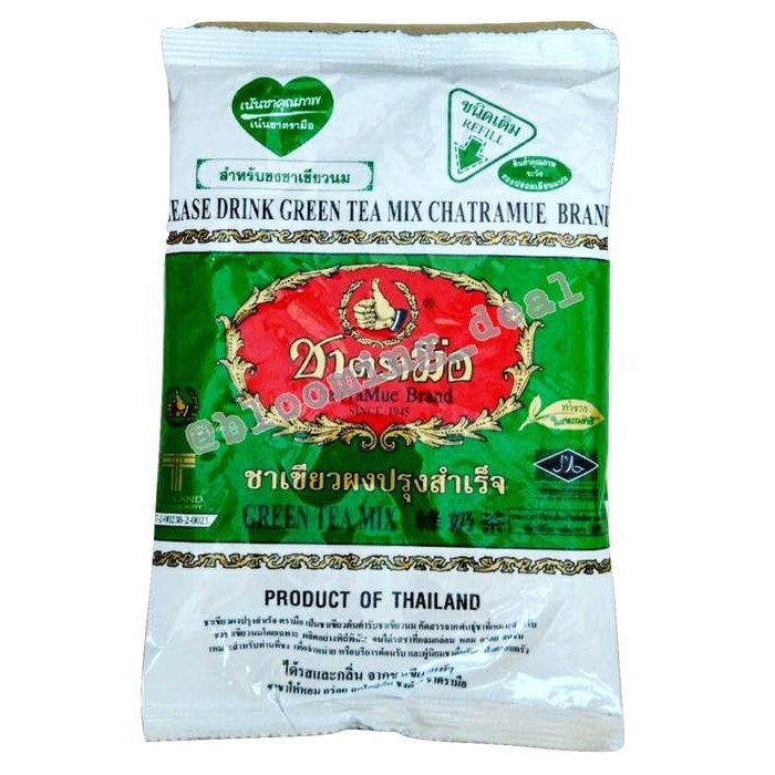 

ENAK THAI GREEN TEA NUMBER ONE CHATRAMUE BRAND 200GR TERLEZAT